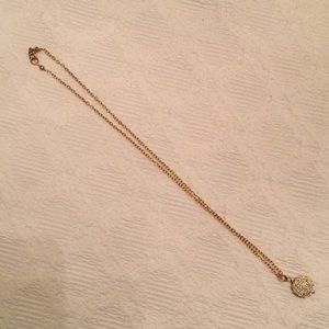 14/20 gold filled chain w/small cubic zirconium